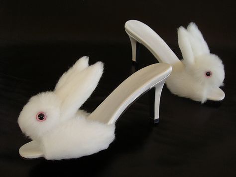 Streetzie's High Heel Bunny Slippers | by Streetzie's High Heel Bunny Slippers Bunny Slippers, Miss Dior, Pretty Shoes, High Heel Boots, Cute Shoes, Vocaloid, High Heel Shoes, Fashion Inspo Outfits, Me Too Shoes