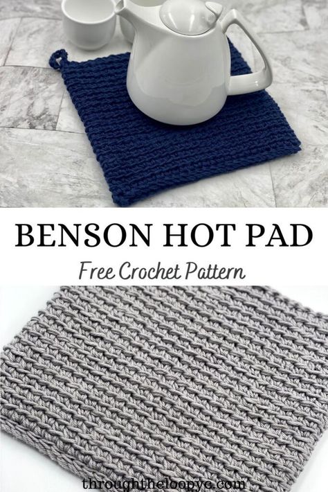 Crochet Pattern For Hot Pads, Knit Hot Pads, Crochet Trivet Free Pattern Hot Pads, Knit Hot Pads Free Pattern, Potholder Crochet Pattern Free, Crochet Hot Pads Free Pattern, Crochet Trivet Free Pattern, Hot Pad Pattern, Crochet Trivet