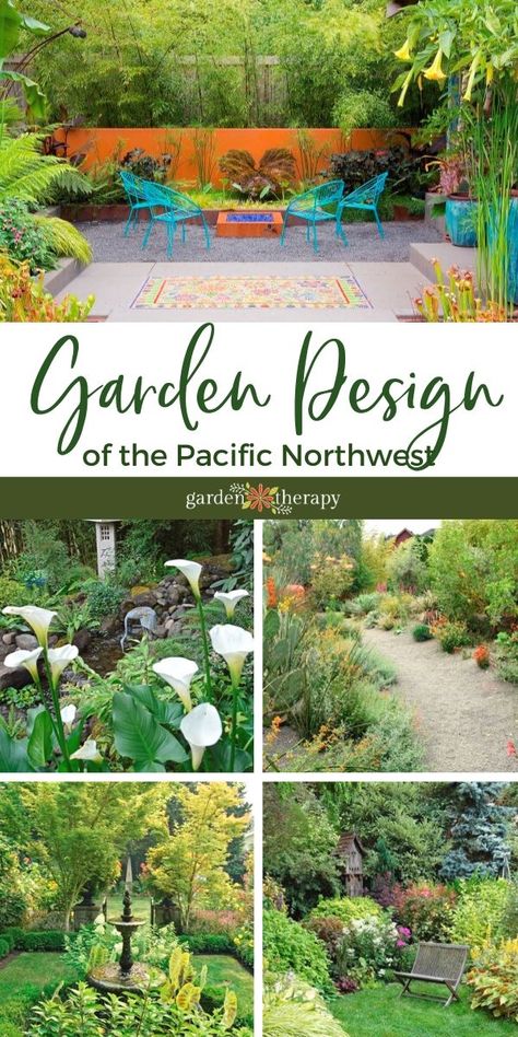 Pacific Northwest Landscaping Ideas Front Yards, Xeriscape Pacific Northwest, Pnw Front Yard Landscaping Ideas, Northwest Backyard Ideas, Pacific Northwest Natural Landscaping, Seattle Garden Design, Pnw Natural Landscaping, Pacific Northwest Yard Landscaping Ideas, Washington Gardening Pacific Northwest