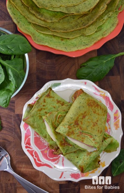 Spinach Crepes, Crepes Recipe Breakfast, Summer Breakfast Recipes, Vegetarian Empanadas, Crepe Recipe Savory, Crepes Recipe, Crepe Batter, Savory Crepes, Summer Breakfast