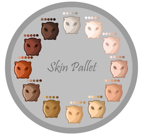 Skin Pallet, Digital Shading, Shading Tutorial, Watercolor Bible, Skin Palette, Drawing Refrences, Palette Challenge, Skin Drawing, Colour Pallets