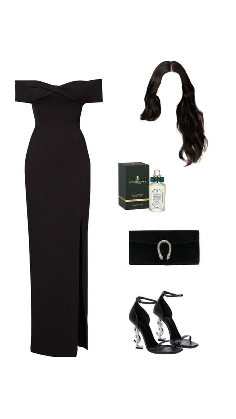 #dinner #dinneroutfit #blackoutfit #outfitinspo #saintlaurent #yvessaintlaurent #elegant #elegantoutfit Black Concert Dress Orchestra, Jess Outfits, Dinner Fits, Fancy Fits, Concert Dresses, Black Dresses Classy, Dream Aesthetic, Dresses Classy, Black Dress Outfits