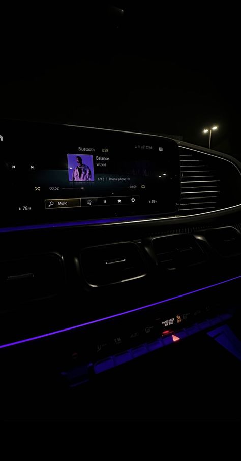 Mercedes Inside, Carplay Aesthetic, Inside Aesthetic, Airplane Landing, Mercedes Cars, Neon Quotes, Therapy Playlist, Inside Car, Cute Couple Gifts