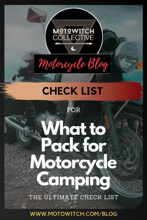 We asked the ladies of Women Riders World Relay for their top tips on what to pack when motorcycle camping. Get the Ultimate Check List for moto-camping on the Motowitch Blog now. ⁠ ⁠ ⁠ ⁠ ⁠ Moto Camping, Women Riders, Pack List, Motorcycle Trip, Motorcycle Camping Gear, Female Motorcycle Riders, Conquering Fear, Motorcycle Tips, Motorcycle Luggage