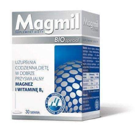 MAGMIL Bio Special x 30 tablets, magnesium and vitamin b6