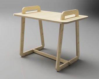 Cnc Side Table, Birch Plywood Furniture, Modular Product Design, Egyptian Furniture, Cnc Furniture Plans, Cnc Table, Plywood Table, Cnc Plans, Cnc Furniture