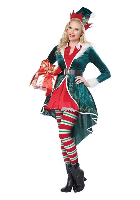 Womens Elf Costume, Elf Fancy Dress, Weiblicher Elf, Christmas Costumes Women, Christmas Elf Outfit, Elf Outfit, Christmas Elf Costume, Elf Dress, Christmas Fancy Dress