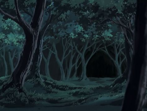 Anime Forest, Forest Backgrounds, Dark Forest Aesthetic, Forest Drawing, Night Illustration, Forest Backdrops, Dark Disney, Forest Background, Scenery Background