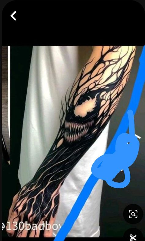 Tattoo Spiderman, Venom Tattoo, Full Neck Tattoos, Mens Body Tattoos, Rare Tattoos, Spiderman Tattoo, Hard Tattoos, Forarm Tattoos, Marvel Tattoos