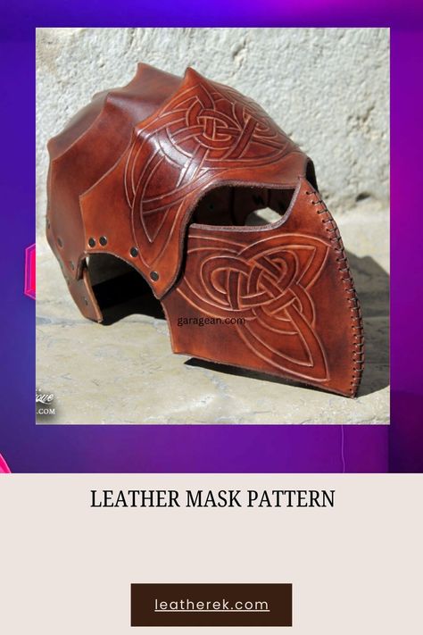 Leather backpack pattern