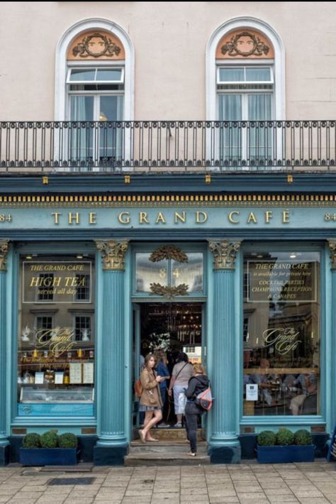 Storefront Aesthetic, London Coffee Shop, London Cafe, Gelato Shop, Bookstore Cafe, French Exterior, Parisian Cafe, Small Cafe, Coffee Shop Design