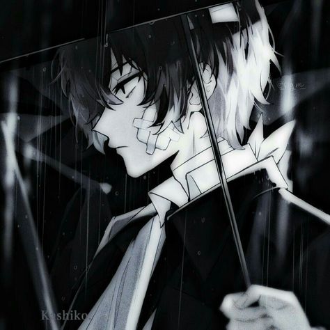 Dazai Port Mafia Icon, Dazai Pfp Dark, Dazai Pfp Fanart, Bsd Profile Pic, Dazai Fanart Dark, Dazai Mafia, Dark Era Dazai, Port Mafia Dazai, Dazai Dark