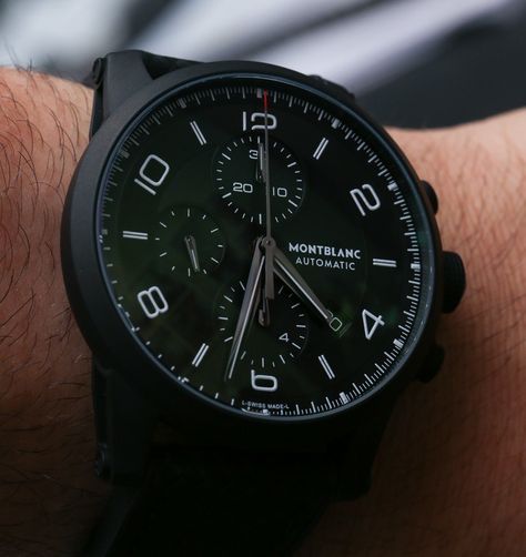 Montblanc-Timewalker-Extreme #watch #design #reloj #diseño #detodomigusto #robledoarte Mont Blanc Watch Men, All Black Watches For Men, Montblanc Watch Men, Montblanc Watch, Black Watches For Men, Mont Blanc Watches, Outdoor Watch, Dream Watches, Watch Photo