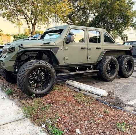 Hummer Truck, 6x6 Truck, Tactical Truck, Badass Jeep, Green Jeep, Custom Jeep Wrangler, Hors Route, Dream Cars Jeep, Jeep Pickup