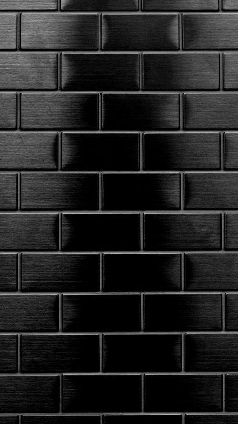 Black Bricks Black Brick Wallpaper, Backgrounds For Android, Samsung Wallpaper Android, A Brick Wall, Wallpapers Android, Black Brick, मोबाइल वॉलपेपर, Brick Wallpaper, Black Wallpaper Iphone