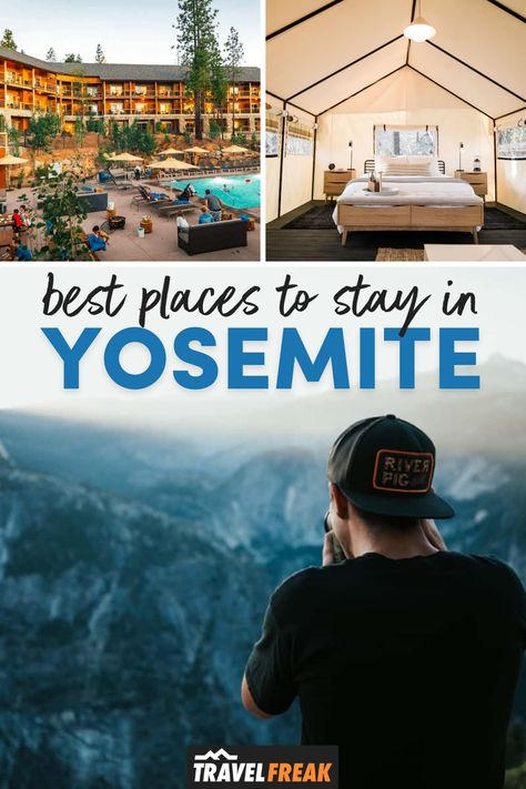 Looking for the best places to stay in Yosemite National Park? Get a list of the best Yosemite hotels and accommodations to help you figure out where to stay in Yosemite National Park. From hotels in Yosemite to more unique options including glamping in Yosemite, you'll find something for everyone. | best places to stay near yosemite | best places to stay yosemite | yosemite hotels lodges | yosemite national park lodging hotels Yosemite National Park Lodging, Yosemite Lodging, California Getaways, Tuolumne Meadows, Yosemite Park, Family Friendly Hotels, Yosemite Falls, International Travel Tips, Family Vacation Destinations