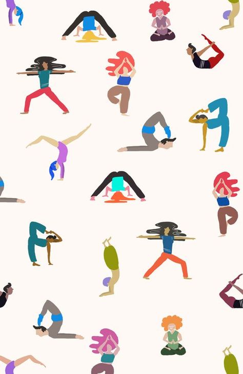 Yoga Drawing, Mini People, Yoga Illustration, Yoga Poster, Posca Marker, Kindergarten Learning, Pose Yoga, Yoga Art, Ashtanga Yoga