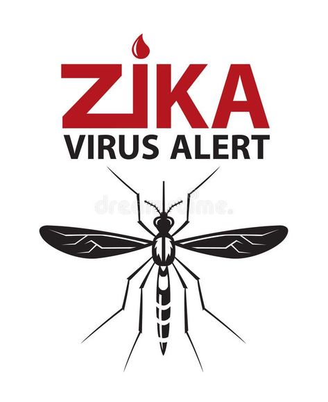 Zika virus alert vector illustration Prohibited Sign, Sign Illustration, Zika Virus, Stock Illustration, Stock Vector, Vector Illustration