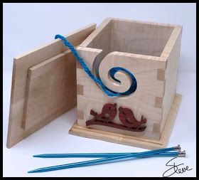 Scrollsaw Workshop: Yarn Box Scroll Saw Pattern. Best Scroll Saw, Wooden Yarn Bowl, Yarn Box, Scroll Saw Blades, Scroll Saw Ideas, Scroll Saw Patterns Free, Yarn Bowls, Scroll Saw Pattern, Scroll Saw Projects