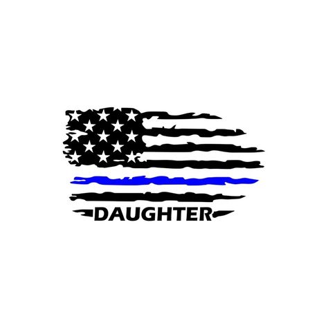 Family Decal, Vinyl Board, Police Family, Firefighter Mom, American Flag Decal, Family Decals, Back The Blue, Blue Line Flag, Star Decals