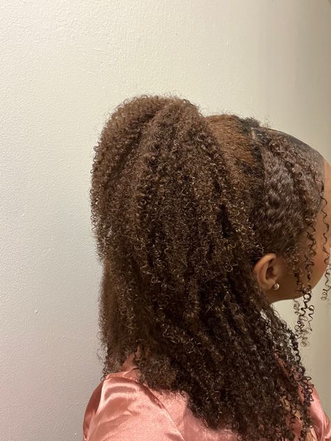 Curly Chocolate Brown Hair, Chocolate Brown Natural Hair, Dyed Curly Hair, Honey Brown Hair, Black Hair Dye, Dyed Natural Hair, Pelo Afro, Natural Curls Hairstyles, Natural Hair Tips