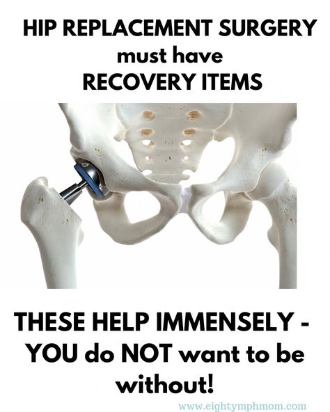 The first couple of weeks home after hip replacement surgery are rough. Here is my Top 5 items you MUST have for hip replacement surgery - these helped me. After Hip Surgery Care Package, How To Prepare For Hip Surgery, Preparing For Hip Surgery, Total Hip Recovery, Total Hip Surgery, Hip Surgery Recovery Tips, Anterior Hip Surgery, Hip Surgery Recovery Humor, Hip Surgery Care Package