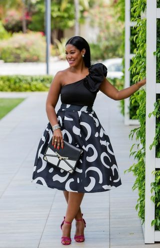 Fashion Bombshell of the Day: Shenique from Turks & Caicos Easter Outfit Ideas, Outfit Ideas Black, Afrikaanse Mode, Vogue China, African Print Dresses, Easter Outfit, African Print Fashion, African Wear, African Attire