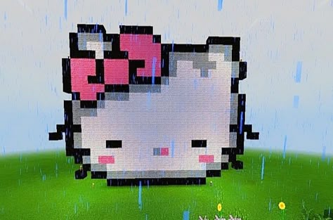 <3 Cute Kawaii Minecraft Builds, Minecraft Hello Kitty Build, Hello Kitty Minecraft Builds, Minecraft Kawaii Builds, Hello Kitty Minecraft House, Sanrio Minecraft Builds, Cute Minecraft Builds Pink, Kawaii Minecraft Builds, Sanrio Minecraft