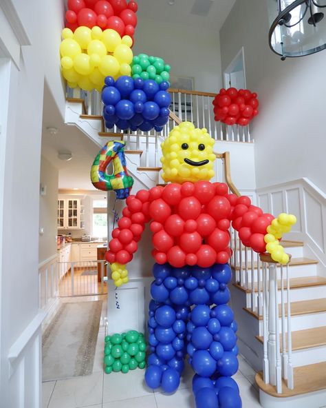 POV: You ask for a Lego party and your mom comes through, as usual #annapolismoms #annapolisballoons #legoparty #legoballoons #legopartyideas Lego Balloons, Balloon Artist, Lego Party, Balloon Decor, 4th Birthday Parties, Your Mom, 4th Birthday, Balloon Decorations, Sunday School