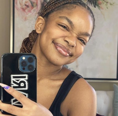 Marsai Martin Instagram, Masai Martin, Marsai Martin Hairstyles, Marsai Martin Aesthetic, Kianna Naomi, New York Liberty, Marsai Martin, Cute Box Braids Hairstyles, Cleansing Balm