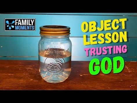 Family Devotional Object Lesson -TRUSTING GOD - YouTube Family Devotions, Trusting God, Proverbs 3, Object Lessons, Lean On, Homeschool Ideas, Family Moments, Trust God, Campfire