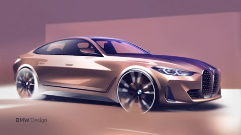 Bmw Sketch, Bmw Design, Bmw Concept, Concept Models Architecture, Concept Motorcycles, Bmw 4 Series, Bmw 2, Bmw 4, Car Design Sketch