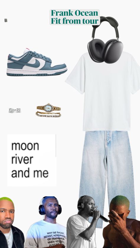 Frank Ocean Tour Fit! Frank Ocean Tour, Moon River, Frank Ocean