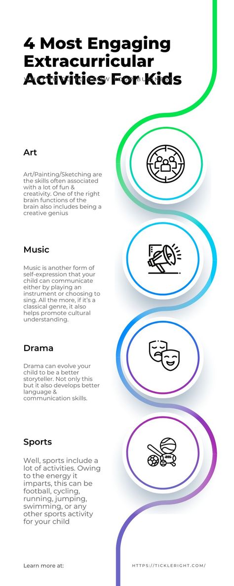 The main goal of the educational facility is to give your child a thorough education that nurtures him or her holistically. This should incorporate both extracurricular activities and academic instruction to provide a learning environment for developing skills. In order to improve learning strategies, Tickle Right has developed a right-brain education strategy Community Ideas, Curricular Activities, Extracurricular Activities, Learning Strategies, Right Brain, Extra Curricular Activities, Extra Curricular, Brain Function, Learning Environments