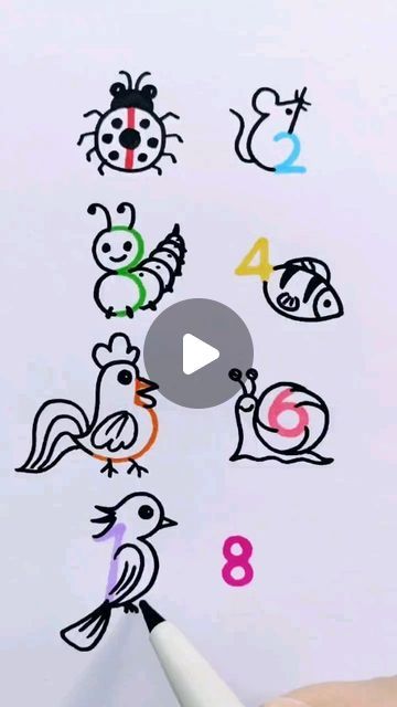 Drawing For Kids Easy Children, Preschool Drawing Ideas, Step By Step Drawing For Kids, Toddler Drawing Ideas, Drawing Ideas For Kids Easy, Toddler Drawing, Whimsy Art, Easy Drawing Ideas, Art To Draw