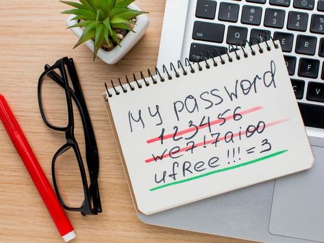 Why Manual Password Tracking Isn't Secure for Password Security - NewsBreak Recycle Old Clothes, Identity Thief, Password Security, Modern Tools, Upper And Lowercase Letters, Warning Labels, Online Accounting, Identity Theft, Financial Institutions