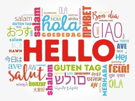 World Hello Day, Words In Different Languages, Hello Word, Learn Languages, Money Savers, Freelance Marketing, World Languages, Word Cloud, Camping Crafts