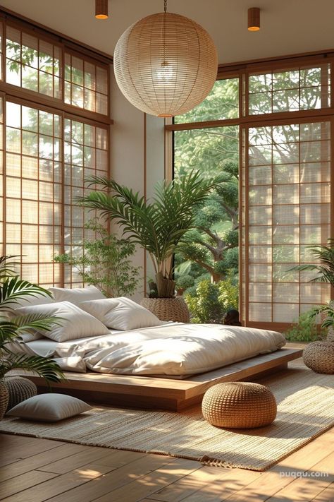 Japandi Bedroom Ideas, Japandi Bedroom, Japanese Bedroom, Japandi Interiors, Japanese Home Design, Modern Luxury Bedroom, Japandi Interior, Japanese Interior, Stylish Bedroom