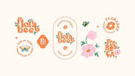 Logo Variations, Floral Logo Design, Flower Branding, Self Branding, Graphic Design Illustration Adobe Illustrator, Illustration Adobe Illustrator, Branding Graphic Design, Floral Logo, Flower Logo