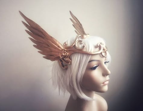 gold-filigree-headdress-5 Photo Shoot Wedding, Floral Headdress, Angel Costume, Fantasy Costumes, Wedding Crown, Gold Filigree, Fantasy Clothing, Fantasy Fashion, Headdress