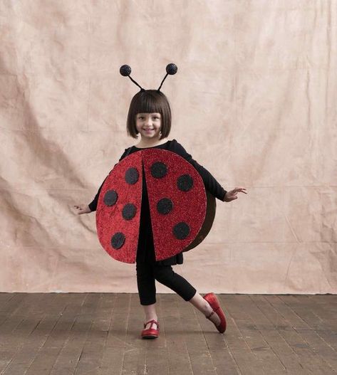 Sugar & Cloth: DIY Halloween Costumes for Kids and Babies. See all the costume ideas here! #costumes #kids #halloween #diy #boys #girls #siblings #creative #cute #toddlers Diy Ladybug Costume, Best Toddler Costumes, Halloween Kostüm Baby, Unique Toddler Halloween Costumes, Diy Ladybug, Easy Halloween Costumes Kids, Bug Costume, Meme Costume, Ladybug Costume