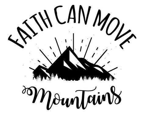 "Faith can move mountains" by Fede2punto0 | Redbubble Faith Can Move Mountains, Block Wall, Move Mountains, Spring Easter, Hardcover Notebook, Long Hoodie, Hardcover Journals, Wall Tapestry, Poster Wall Art