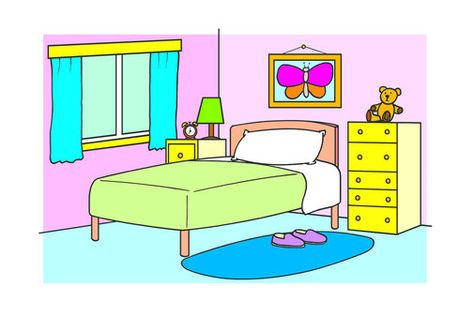 Colouring pages: Bedroom Bedroom Clipart, English Word Games, Bed Clipart, Picture Bedroom, Spelling Games, Interactive Games, Vocabulary Games, Bedroom Pictures, Fun And Games