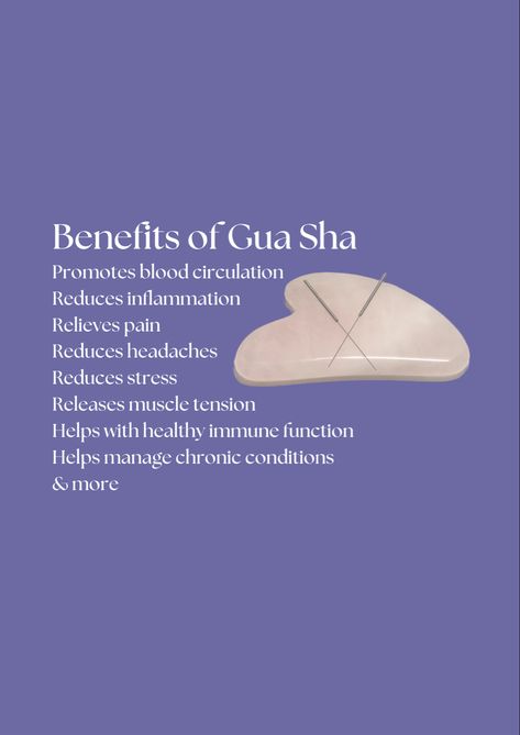 Benefits of traditional/body gua sha #guasha #guashamassage #acu #tcm #acupuncture Gau Sha Benefits, Gau Sha, Gua Sha Benefits, Use Gua Sha, Traditional Chinese Medicine Acupuncture, Body Gua Sha, Gua Sha Massage, Massage Room, Qi Gong