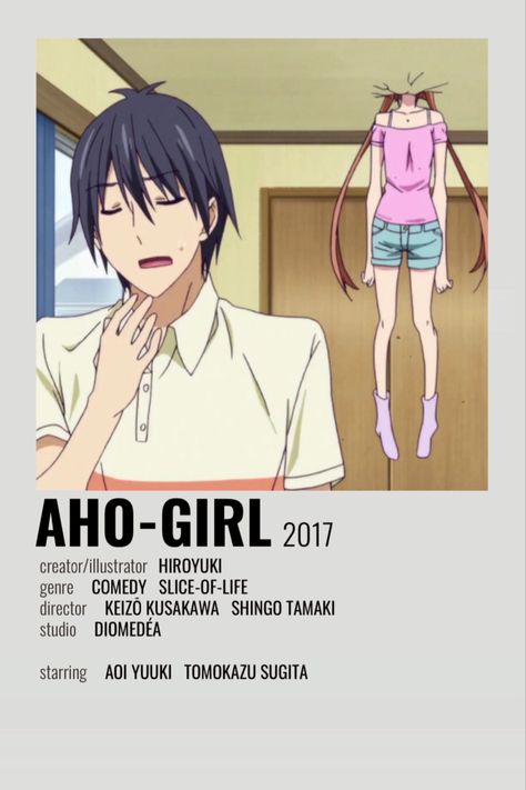 Aho Girl, Anime Sites, Anime Websites, Best Romance Anime, Japanese Animated Movies, Anime Suggestions, Film Posters Minimalist, Good Anime Series, Film Anime