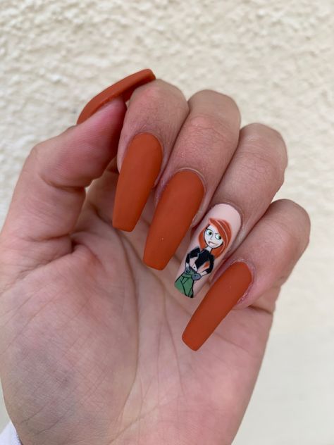 #nailart Kim Possible Nail Art, Kim Possible Nails, Toes Nails, Nail Art Photos, Kim Possible, Nails Desing, Art Photo, Nails Art, Halloween Nails