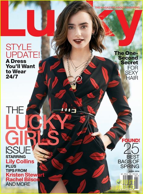 Flamboyant Gamine Outfits, Lily Jane Collins, Gamine Outfits, Flamboyant Gamine, Lucky Magazine, Secret Dress, Adelaide Kane, Fashion Magazine Cover, Rachel Bilson