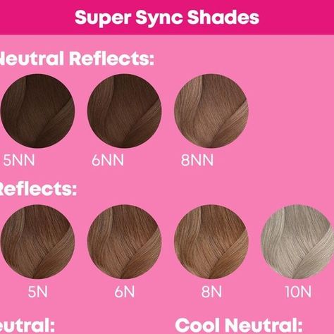 Matrix on Instagram: "FAVE IT ❤️ and SAVE IT 🔖. Here’s your guide to every 👏 single 👏 shade 👏 available in NEW Super Sync (you might even find a few of your faves have returned 😉). Added to our palette are four new NN shades (3NN, 5NN, 6NN, and 8NN) that offer super super coverage (complete coverage on hair with up to 75% of grays).   Which shade are you most excited about? (All is a perfectly acceptable answer).   *Super Sync is currently rolling out across Europe and will be available in North America in 2025.   #MatrixColor #SuperSync #SoColorSync #WarmHair #NewHairProduct #ColorWithConfidence #DemiColor" Matrix Hair Color Chart, Matrix Hair Color, Matrix Hair, Matrix Color, New Hair, Matrix, North America, Hair Color, Shades