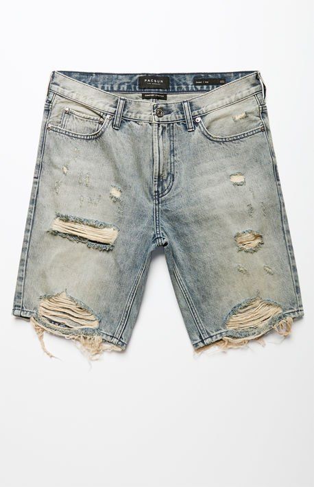 Skinny Destroy Medium Denim Shorts Pacsun Logo, Essential Shorts, Denim Shorts Style, Hypebeast Fashion, Mens Shorts Outfits, Blue Shorts Men, Men Jeans Pants, Mens Denim Shorts, Denim Inspiration