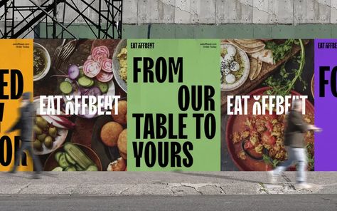 Hoarding Design, Food Company, Food Branding, Billboard Design, Brand Campaign, Food Ads, Meal Kit, Company Meals, Social Impact